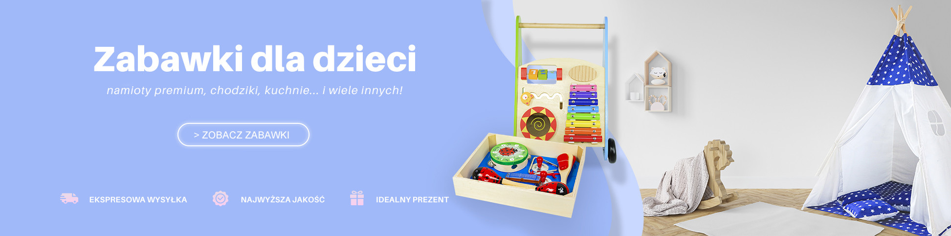 Zabawki dla dzieci - największy wybór bezpiecznych, drewnianych zabawek dla każdego malucha!
